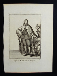 Eques Montesiae in Hispania - Ordinum equestrium et militarium - ca 1711