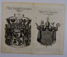 Load image into Gallery viewer, Fürstl. Bischöffl. Eÿchstädtische Wappen - Wappen des Churfürsten zu Mayntz
