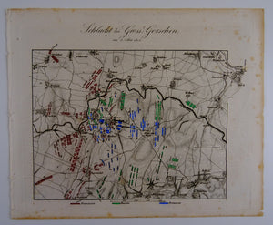 Schlacht bei Gross-Görschen - Schlachten-atlas - Friedrich Rudolf von Rothenburg