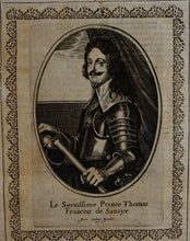 Load image into Gallery viewer, Prince Thomas Francois de Savoye - Matthäus Merian  - Theatrum Europaeum
