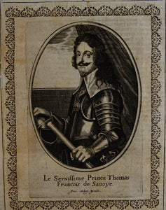 Prince Thomas Francois de Savoye - Matthäus Merian  - Theatrum Europaeum