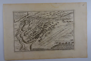 Le Combat de Leuze ou de la Catoire -  Slag bij Leuze - N. de Fer - ca 1705