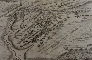 Le Combat de Leuze ou de la Catoire -  Slag bij Leuze - N. de Fer - ca 1705
