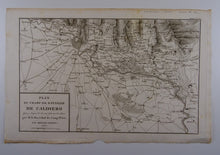 Load image into Gallery viewer, Plan Du Champ De Bataille De Caldiero - Campagne de 1805
