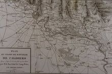 Load image into Gallery viewer, Plan Du Champ De Bataille De Caldiero - Campagne de 1805
