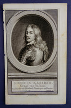 Load image into Gallery viewer, Henrik Kasimir, Graaf van Nassau -Jan Wagenaar - Tegenwoordige Staat der Nederlanden
