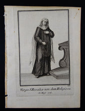 Load image into Gallery viewer, Virgo S. Rosalia non dum Religiosa - Ordinum equestrium et militarium - ca 1711
