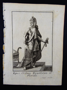 Eques Ordinis Tecuitlorum in Florida - Ordinum equestrium et militarium - ca 1711