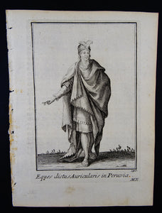 Eques dictus Auricularis in Peruyia - Ordinum equestrium et militarium - ca 1711