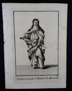 Sanctimonialis S. Mariae de Mercede - Ordinum equestrium et militarium - ca 1711