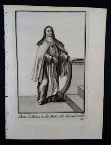 Mon S. maria de Mercede discalceata - Ordinum equestrium et militarium - ca 1711
