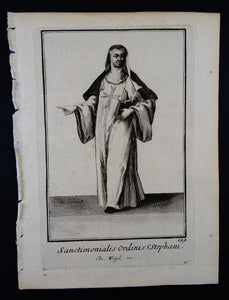Sanctimonialis Ordinis S. Stephani - Ordinum equestrium et militarium - ca 1711