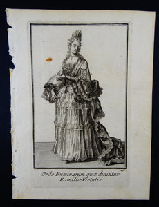 Ordo Foeminarum quae dicuntur Familiae Virtutis - Ordinum equestrium et militarium - ca 1711