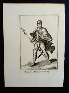 Eques Montis Caudij - Ordinum equestrium et militarium - ca 1711