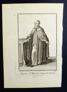 Eques S. Maria Gaudentium  - Ordinum equestrium et militarium - ca 1711
