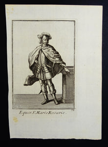 Eques S. Marie Rosarie  - Ordinum equestrium et militarium - ca 1711