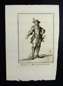 Eques S. Mariae Liliorum  - Ordinum equestrium et militarium - ca 1711