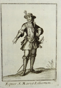 Eques S. Mariae Liliorum  - Ordinum equestrium et militarium - ca 1711