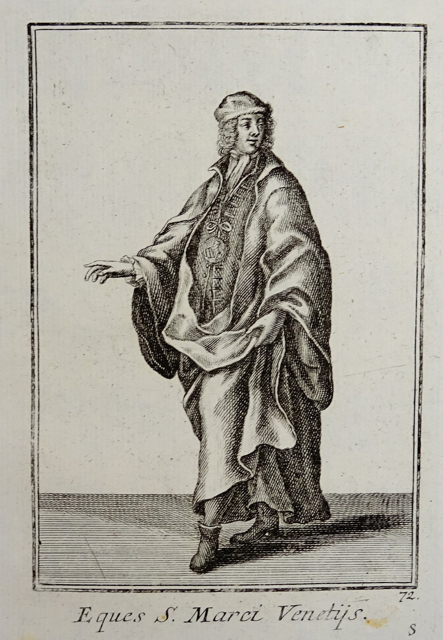 Eques S. Marei Venetijs  - Ordinum equestrium et militarium - ca 1711