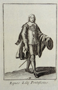 Eques Lilij Pontificius  - Ordinum equestrium et militarium - ca 1711