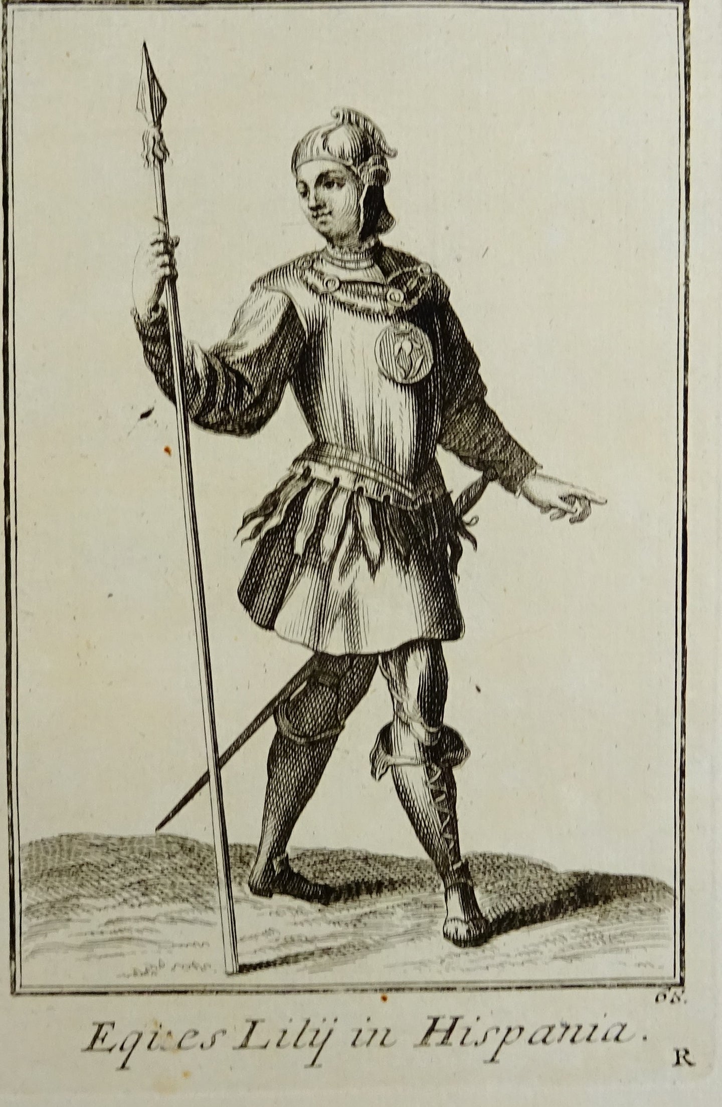 Eques Lilij in Hispania - Ordinum equestrium et militarium - ca 1711
