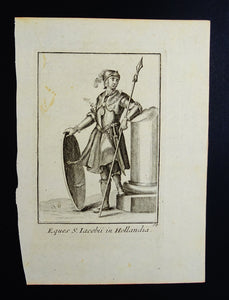 Eques S. Iacobii in Hollandia - Ordinum equestrium et militarium - ca 1711