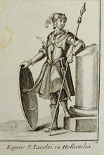 Load image into Gallery viewer, Eques S. Iacobii in Hollandia - Ordinum equestrium et militarium - ca 1711
