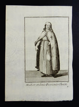 Load image into Gallery viewer, Mulier ordinis Passionis Christi - Ordinum equestrium et militarium - ca 1711
