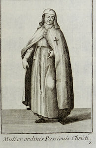 Mulier ordinis Passionis Christi - Ordinum equestrium et militarium - ca 1711