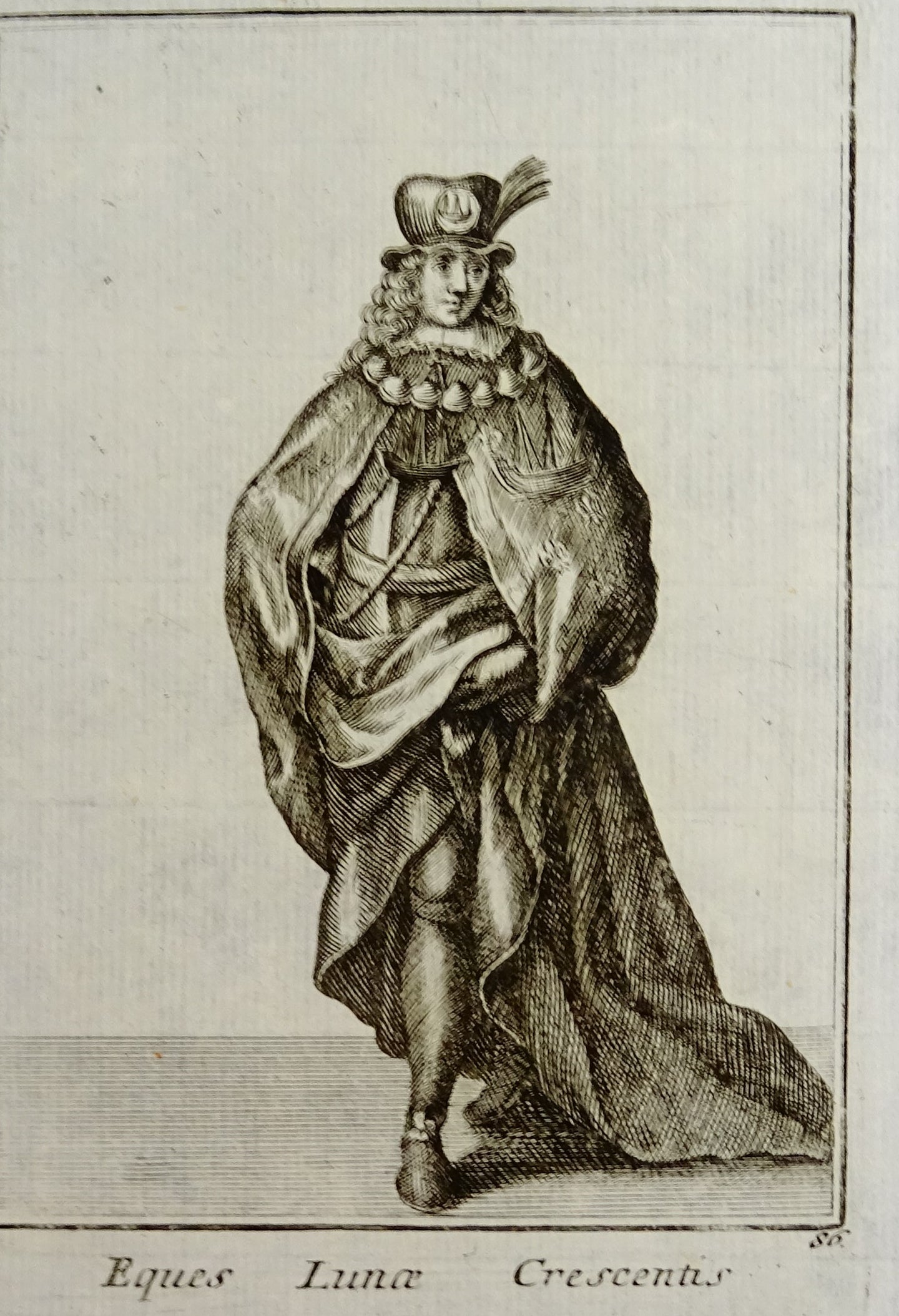 Eques Lunae Crescentis - Ordinum equestrium et militarium - ca 1711