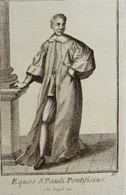 Load image into Gallery viewer, Eques S. Pauli Pontificius - Ordinum equestrium et militarium - ca 1711
