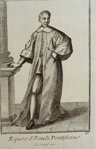 Eques S. Pauli Pontificius - Ordinum equestrium et militarium - ca 1711