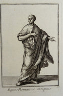 Eques Romanus antiquus - Ordinum equestrium et militarium - ca 1711