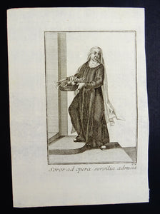Soror ad opera servilia admissa - Ordinum equestrium et militarium - ca 1711