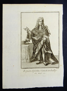 Eques Spiritus Sancti in Gallijs - Ordinum equestrium et militarium - ca 1711