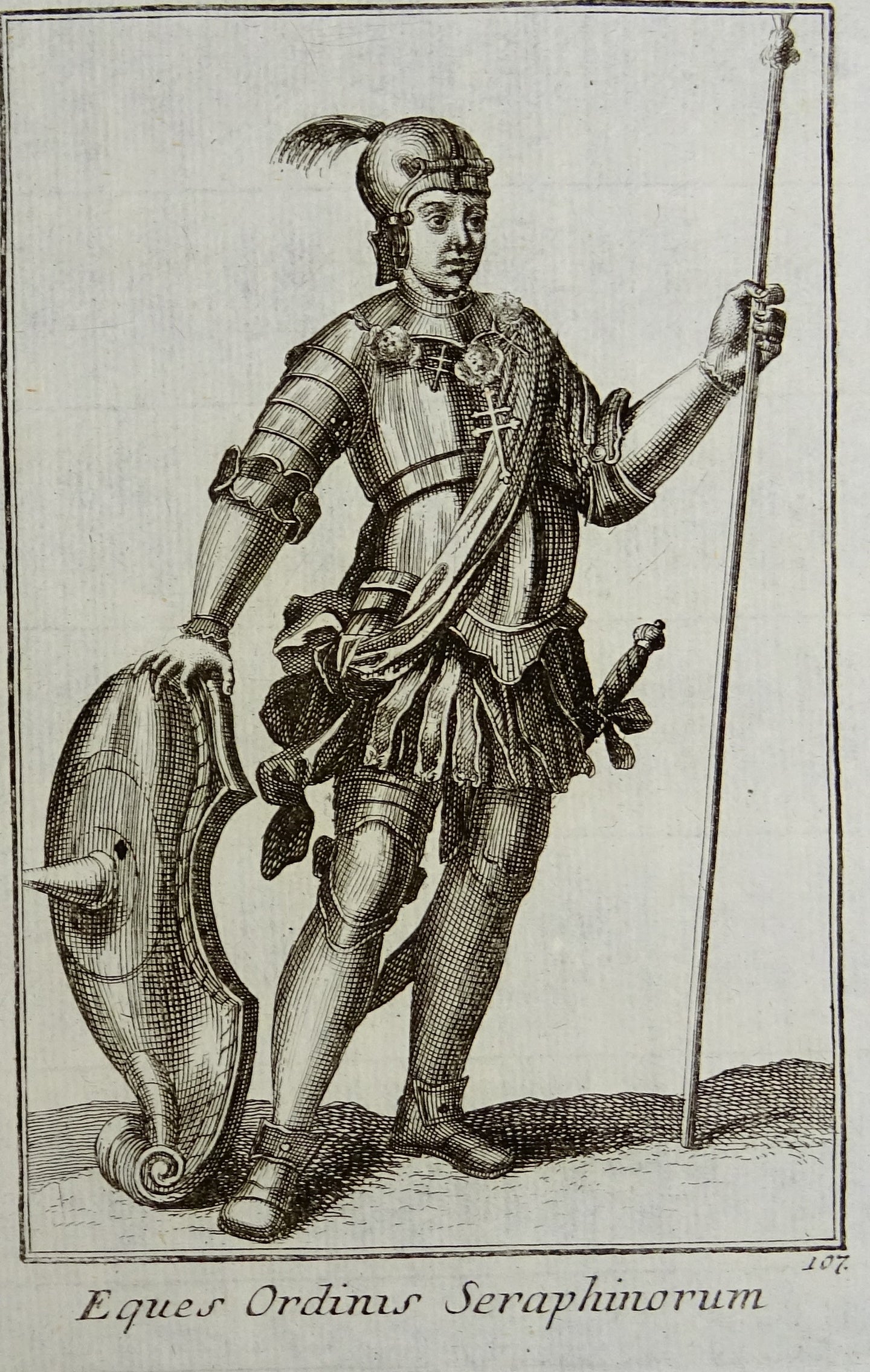 Eques Ordinis Seraphinorum - Ordinum equestrium et militarium - ca 1711