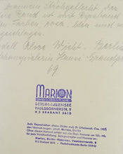 Load image into Gallery viewer, Foto 01 - Hut / Hoed - Marion Photographie Berlin - jaren 30/40 -
