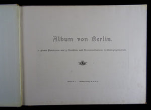 Album of Berlin - Photographic Album of Berlin - ca 1905