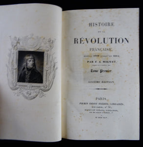 Histoire de la Revolution Française depuis 1789 jusqu en 1814 - Mignet - 1843