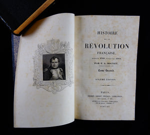 Histoire de la Revolution Française depuis 1789 jusqu en 1814 - Mignet - 1843