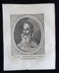 Gabriel Serbelonius EQ. Hierosol Machin Bellic. Praef.