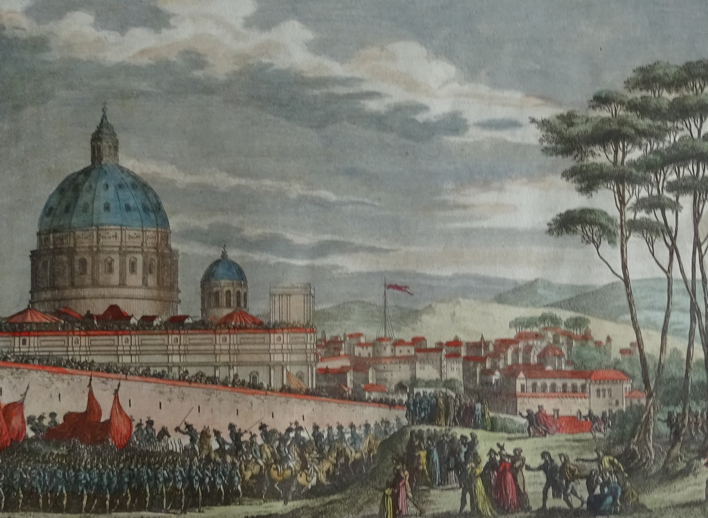 Triomf van de Fransen in Rome - Triumpheinzug der  Franzosen in Rom den 15ten Febraur 1798