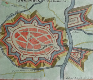 Dixmuyden ( Diksmuiden )  - G. Bodenehr- ca 1725