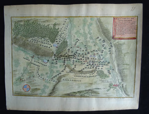 Le Combat de Steenkerke - Slag bij Steenkerke - N. de Fer - ca 1705
