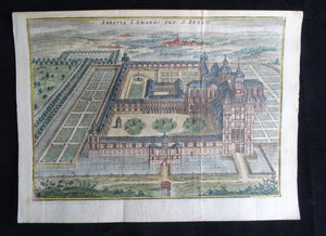 Abbatia S. Amandi Ord: S. Bened / Saint-Amand-les-Eaux ( Sint Amandsabdij /  Sint-Amands-aan-de-Skarpe ) - Harrewijn - ca  1743