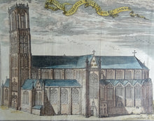 Load image into Gallery viewer, L&#39;Eglise Cathedrale de S Bavon a Gand ( Sint-Baafskathedraal Gent ) - Harrewijn - ca  1743
