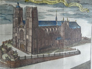 L'Eglise Collegiale de Sainte Gudule a Brusselle  - Harrewijn - ca  1743