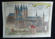 Load image into Gallery viewer, L&#39;Eglise Cathedrale de Notre Dame a Tournai ( Onze-Lieve-Vrouwekathedraal Doornik )- Harrewijn - ca  1743
