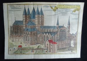 L'Eglise Cathedrale de Notre Dame a Tournai ( Onze-Lieve-Vrouwekathedraal Doornik )- Harrewijn - ca  1743
