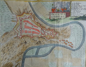 Plan de la Ville Limbourg - Harrewijn - ca 1743